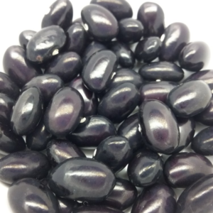 Alubias di Tolosa Heirloom Bean Seeds. Beautifully glassy, round black beans are super shiny. Heritage Hobby Seed Ark. Sudbury.